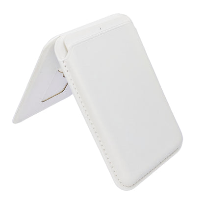 Leather Magsafe Wallet with Mobile Stand