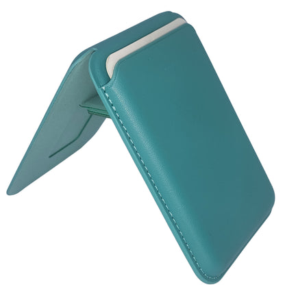 Leather Magsafe Wallet with Mobile Stand