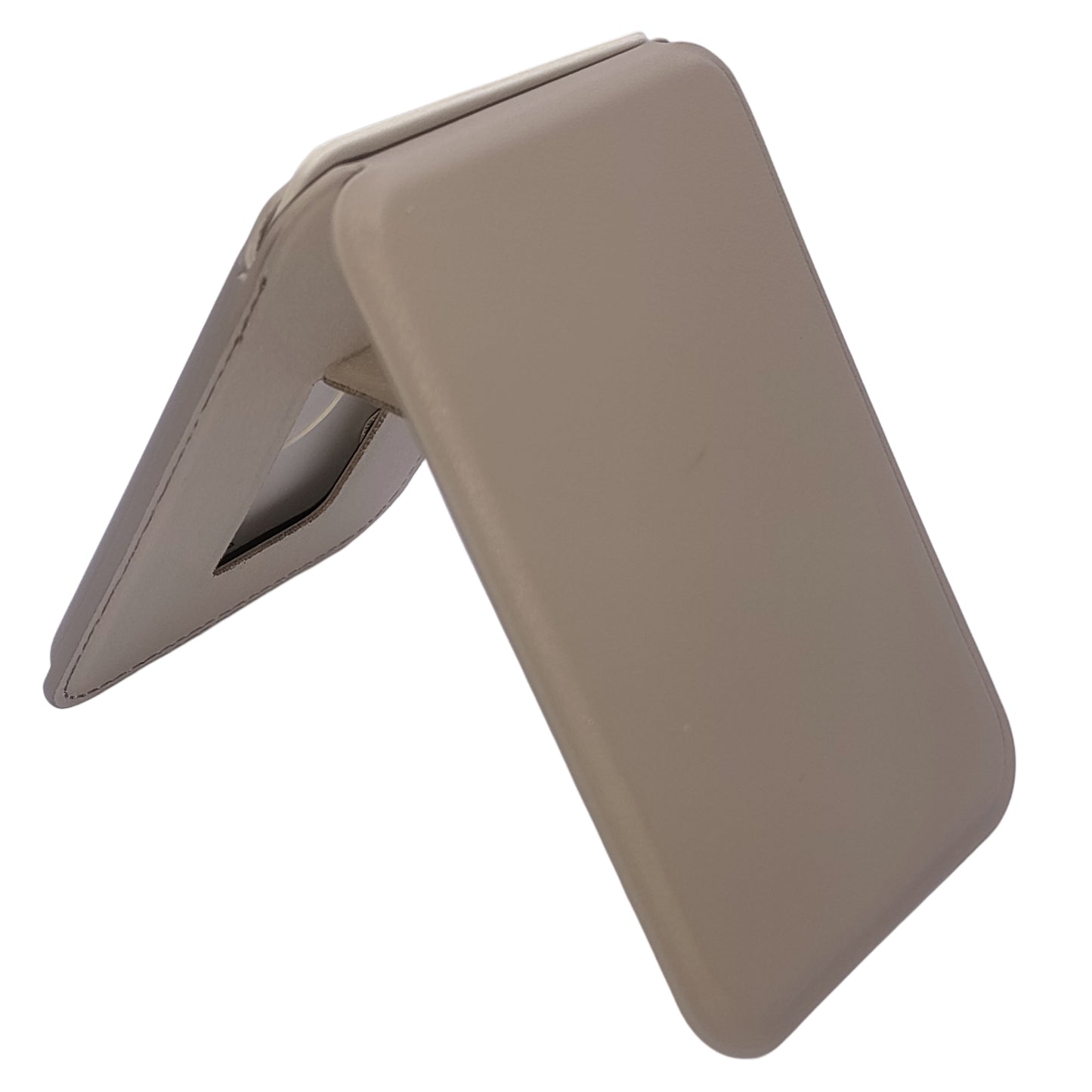 Leather Magsafe Wallet with Mobile Stand