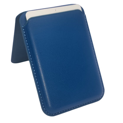 Leather Magsafe Wallet with Mobile Stand