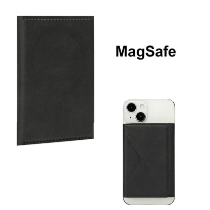 Trifold Leather Card holder with Magsafe and Stand