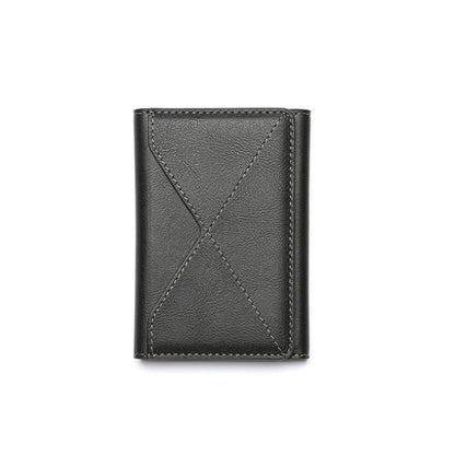 Trifold Leather Card holder with Magsafe and Stand