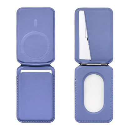 RYLANQ Vegan-Leather Magnetic Wallet Stand