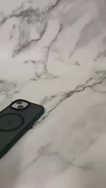 Leather Magsafe Wallet with Mobile Stand